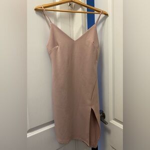 Blue Blush Strapless Light Pink Dress